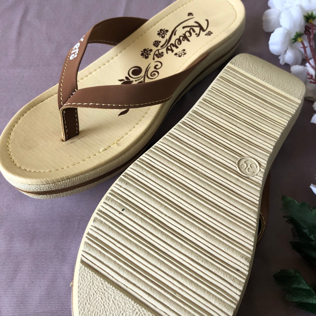 sandal jepit terbaru cewek JAPIT MOTIF 3 SENDAL JAPIT WANITA termurah TERLARIS WEDGES WANITA SANDAL 5cm KEKINIAN TERBARU SELOP SENDAL WADGES PEREMPUAN PESTA KONDANGAN CEWEK TINGGI SLOP SANDAL JEPIT WEDGES HAK TINGGI WANITA/CEWEK Sepatu Wedges Wanita Casua