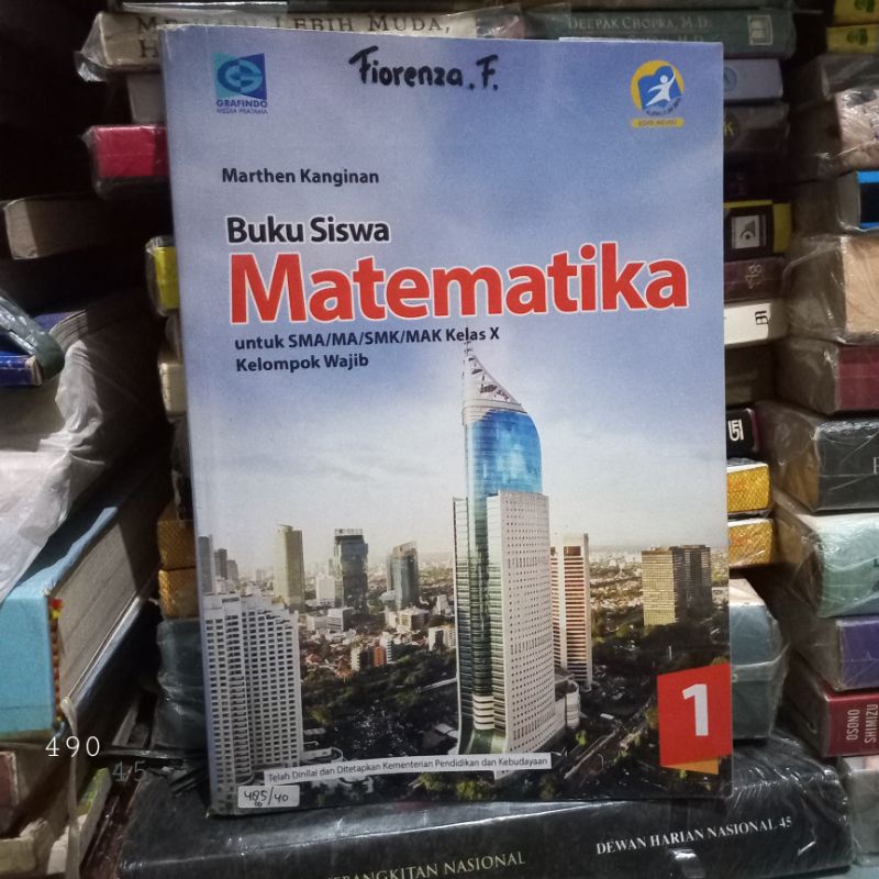 BUKU BEKAS MATEMATIKA SMA/SMK KELAS 1 GRAFINDO