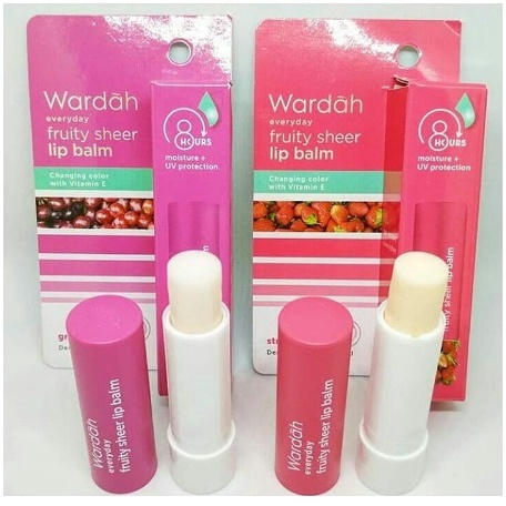 ✨SHASYA✨ WARDAH Everyday Fruity Sheer Lip Balm &amp; Moisture Lip Nutrition | lipbalm pelembab bibir 4gr