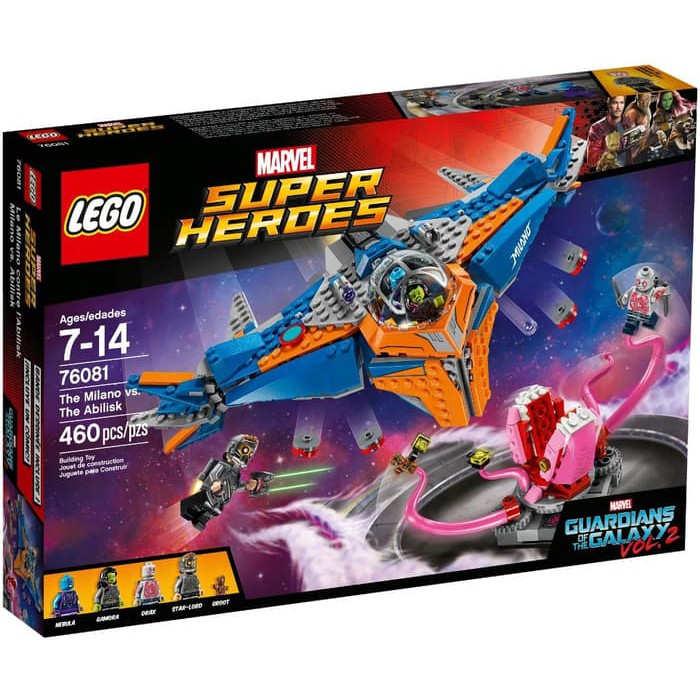 mkmn-972 Lego SuperHeroes 76081 The Milano vs. The Abilisk