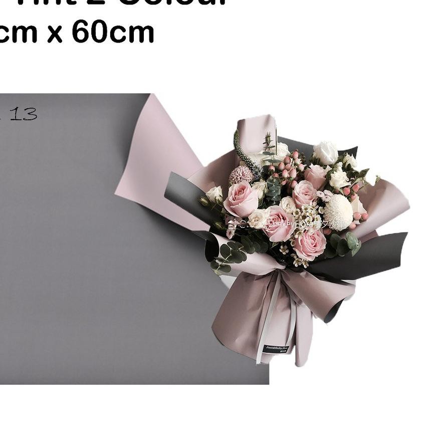 

★BigSale★ y07 PL Tint 2 Colour 3 lembar - cellophane - best seller - wrapping flower - kertas buket