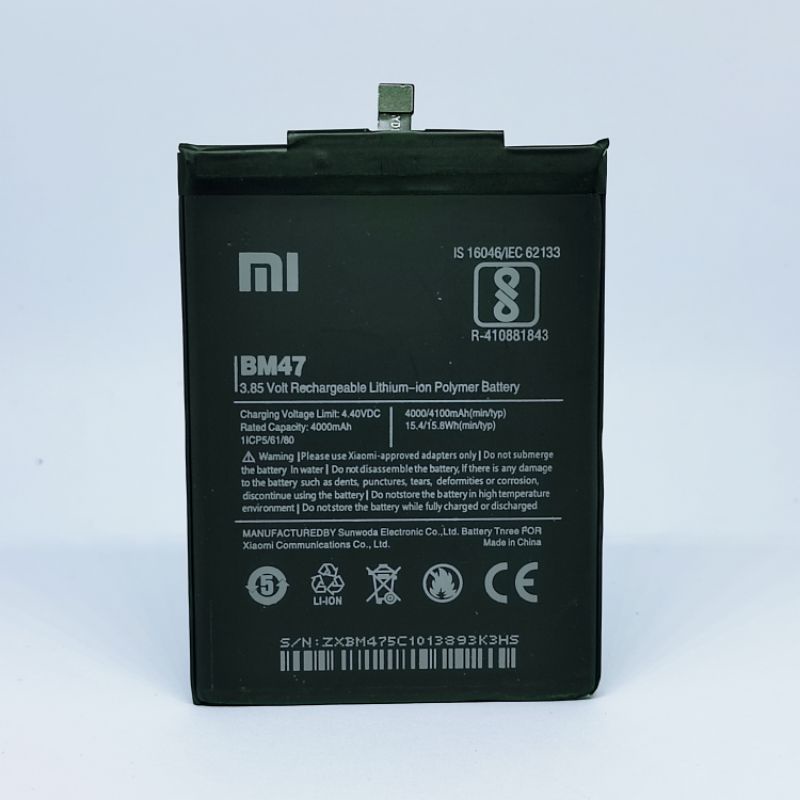 BATERAI BATRE XIAOMI REDMI 3 3S 3 PRO BM47 ORI