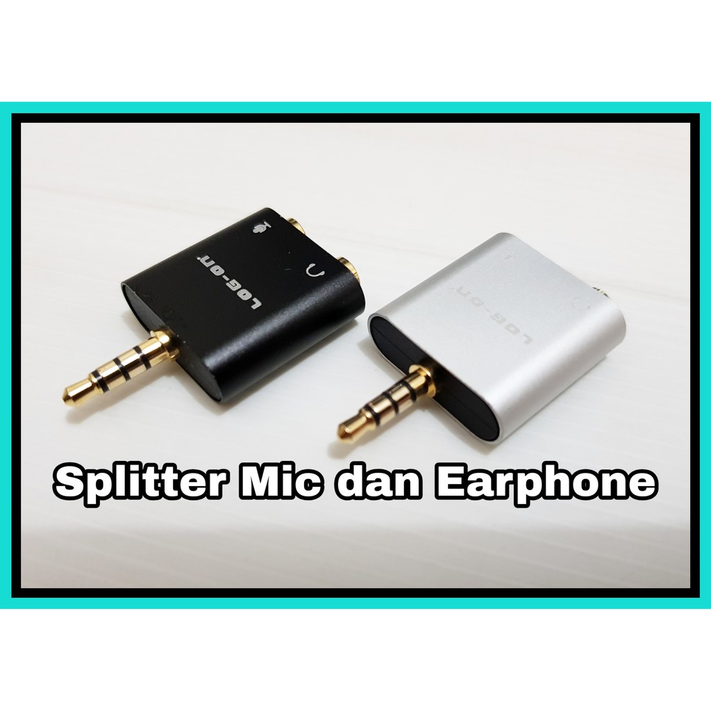 Spliter Audio dan MIC - Audio Adapter to 2 Female Audio and MIC AX5