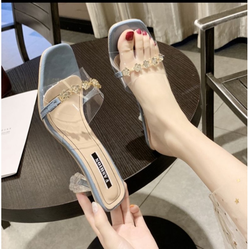 SN808 - Sandal Heel Fashion Wanita Import