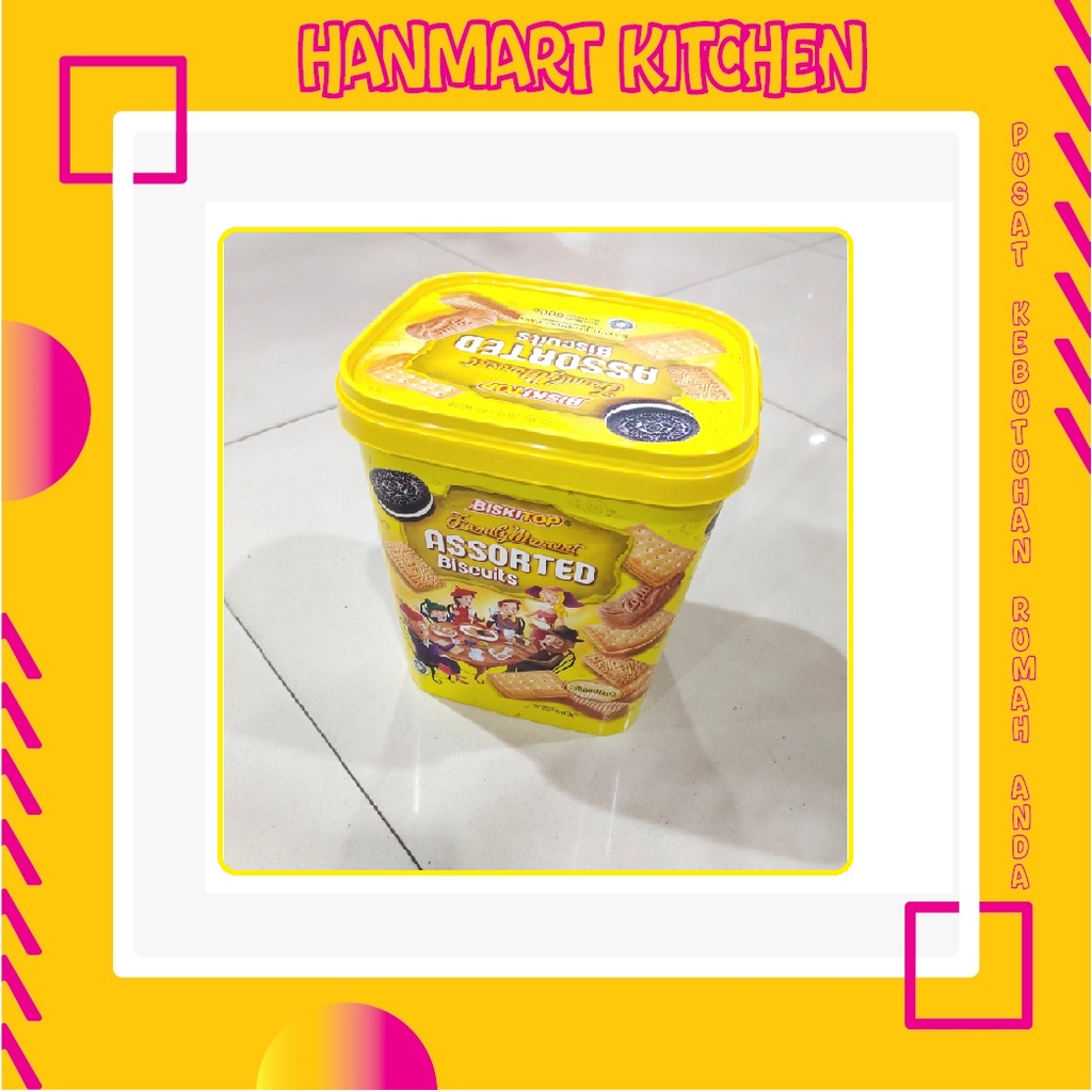 

Biskuit biskitop family moment assorted beraneka rasa 600 gram