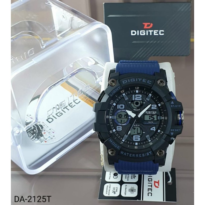 Jam Tangan Pria Digitec Original DA2125 Tahan Air Garansi 1 Tahun Gratis Ongkir COD