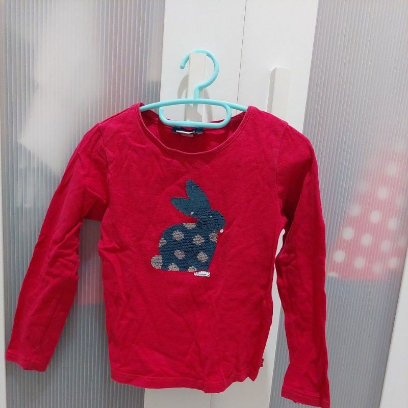 preloved top atasan lengan panjang anak perempuan okaidi beli di jerman seuqin 3y 98 bunny rabbit gi