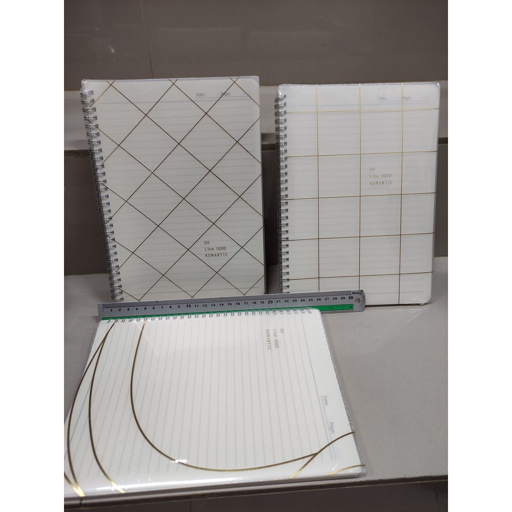 

note book spiral romantic line b5 isi 80 lembar wengu buku ring kawat spiral seminar