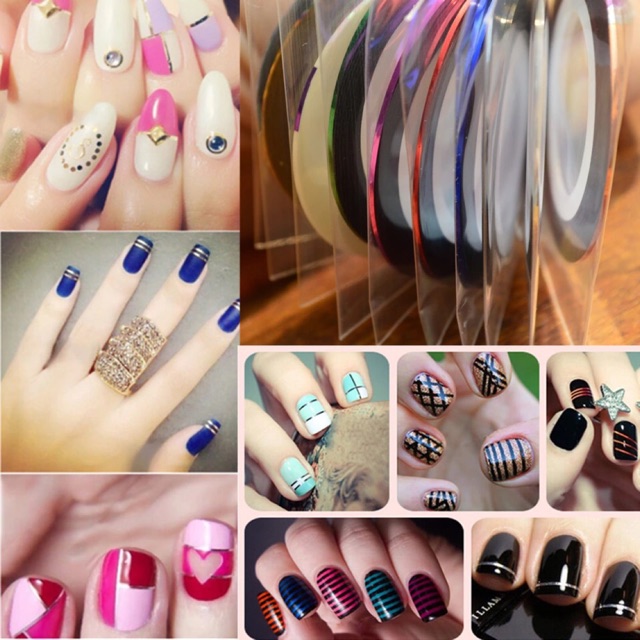 Nail Art Striping Tape/Isolasi Kuku (PEMBELIAN MIN 5 PCS)