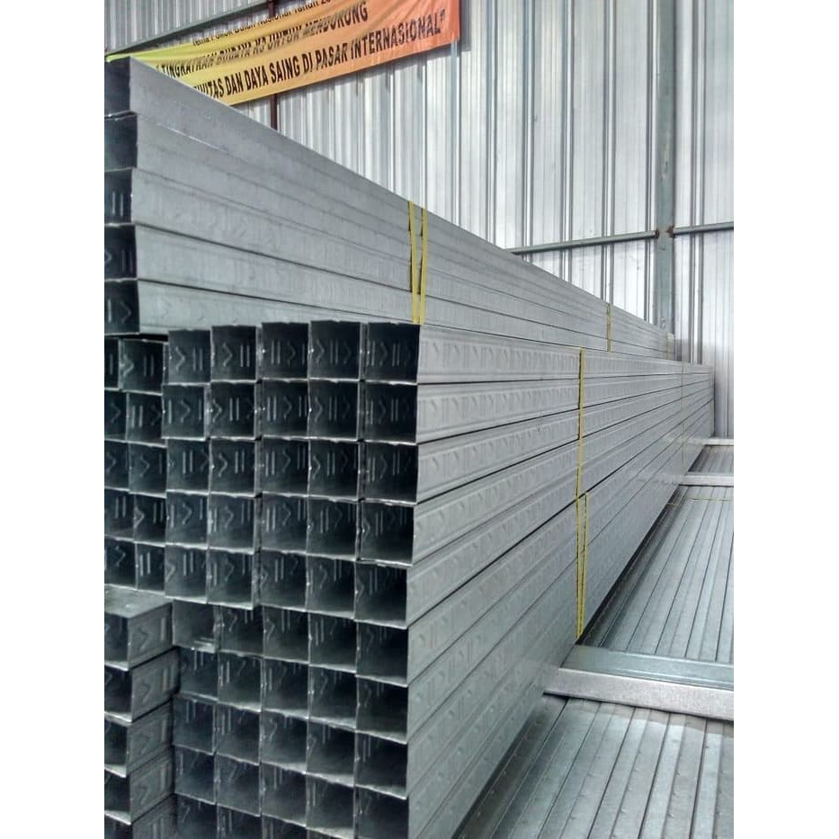 Metal Stud 76 X 3m Rangka Plafon Partisi Plafon Gypsum Gipsum