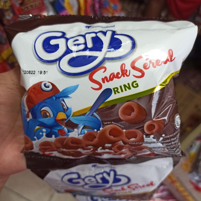 

Gery Snack Sereal Ring Rasa Cokelat 12 Gram