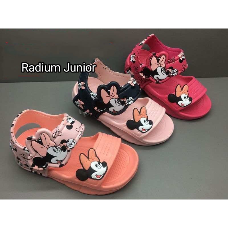 SANDAL ANAK PEREMPUAN MINNIE HEAD SIZE 24 - 29