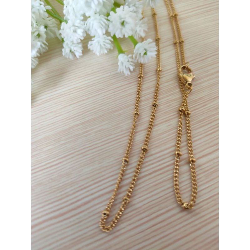 Kalung Titanium Nuri Bulat Import Wanita