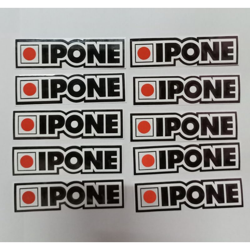 Sticker Stiker Motor Cutting IPONE