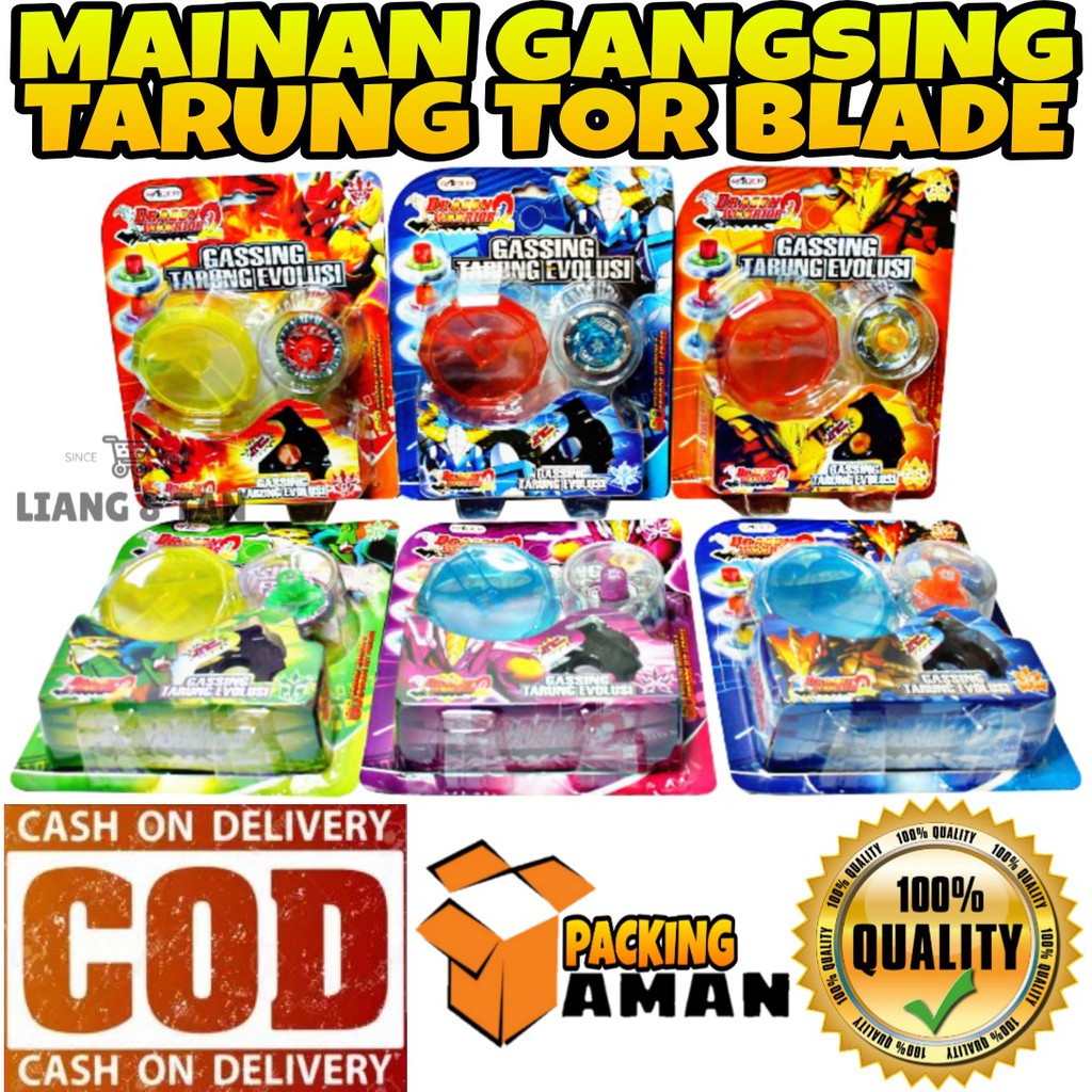 PROMO COD MAINAN ANAK GANGSING GASING PETARUNG TARUNG GASING TARUNG EVOLUSI DRAGON WARRIOR 2 SET 590