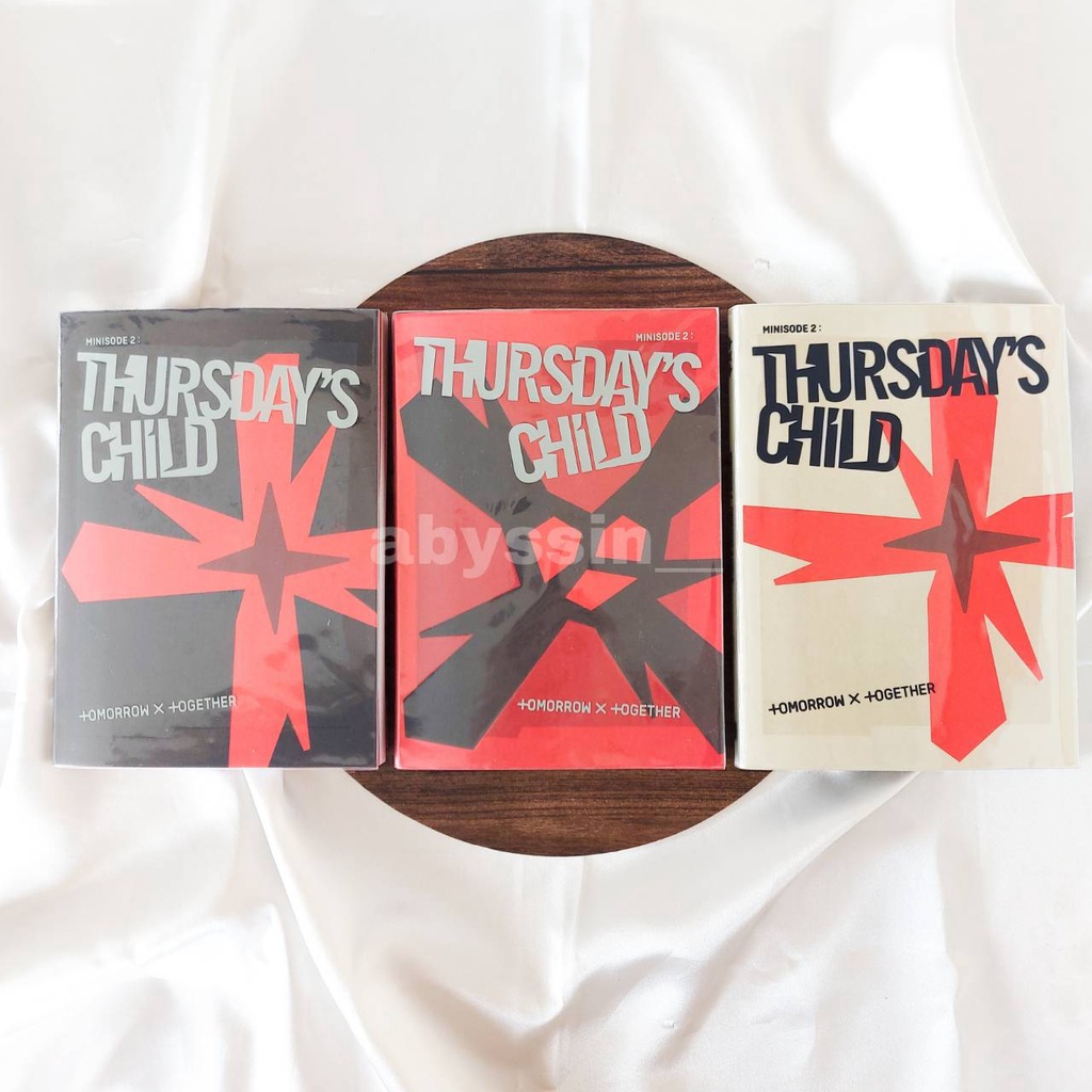 ALBUM ONLY TXT MINISODE 2 THURSDAY CHILD UNSEALED MINUS PC, LENTI, POSTCARD - album only hate mess e