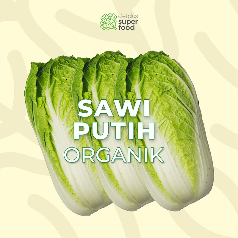 

Sawi Putih Jepang Organik Segar 500 gr / 0.5 kg Dietplus Superfood