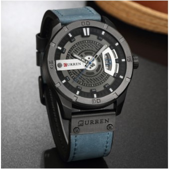 Jam Tangan Fashion Pria Currenos Curren 8301 Jam Tangan Pria Tali Kulit Tanggal Aktif Best Seller 2