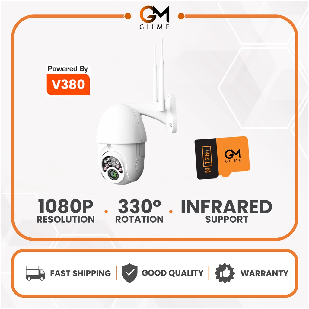 Giime.Id - Astro Cctv Camera Outdoor Waterproof Camera 3Mp Infrared Onvif Connect Nvr Dvr-CCTV+128GB