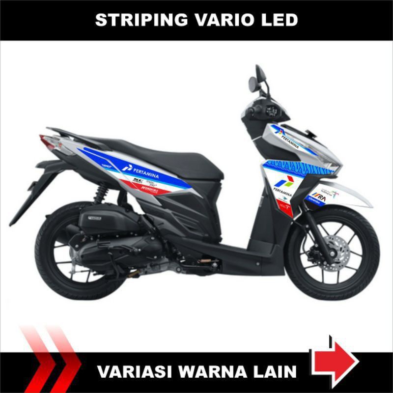STRIPING VARIO 125/150 LED MANDALIKA striping vario led 125/150