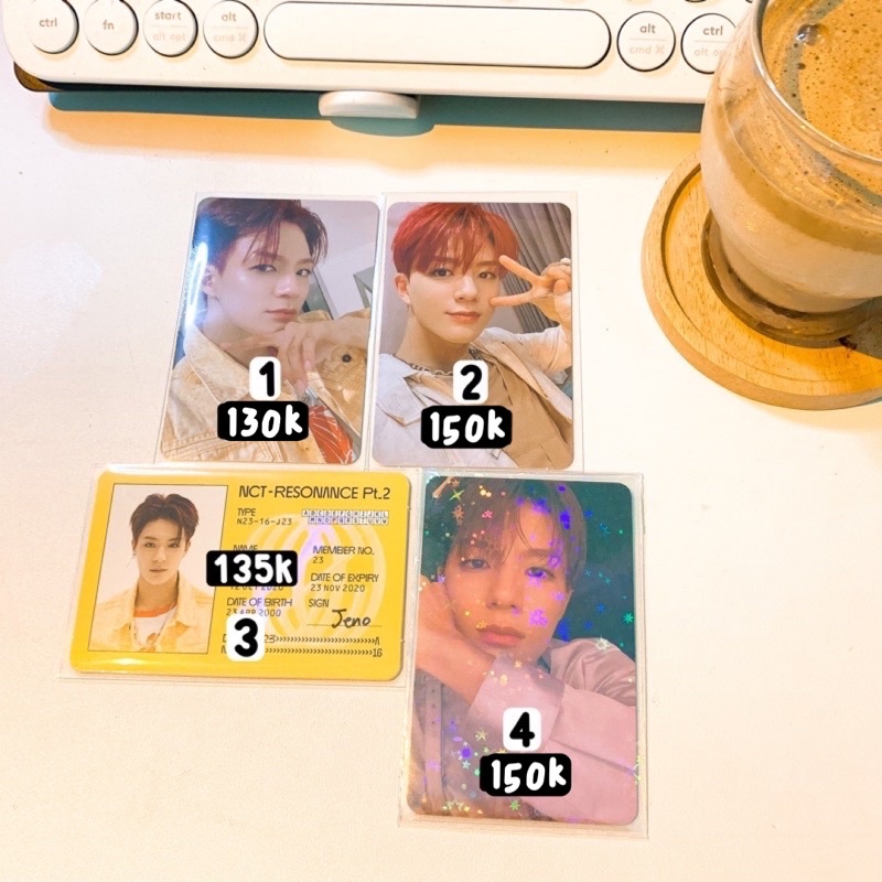 [READY STOCK] Photocard PC Jeno Departure Future Past Resonance ID Card IDC NCT 2020 OFFICIAL