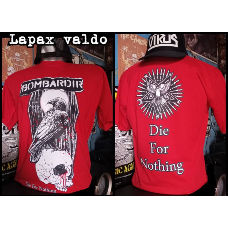 jual kaos punk BOMBARDIR