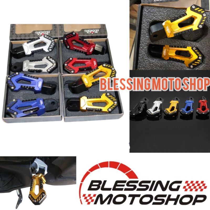 footstep black diamond nmax new footstep belakang nmax 2020 step nmax