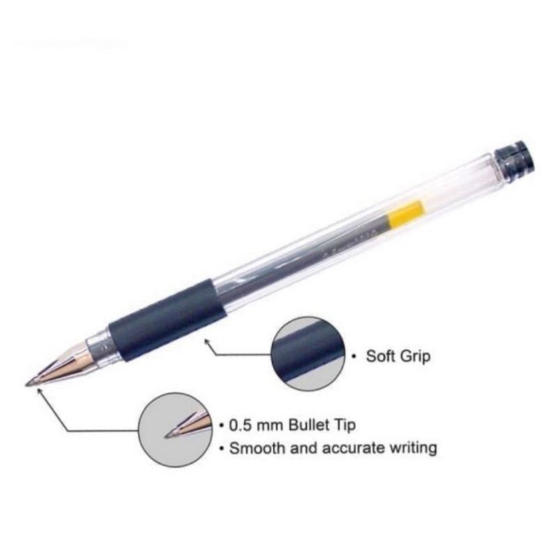 

Gel Pen JOYKO JK-100NT (0,5mm) - HITAM (harga 1 pcs)