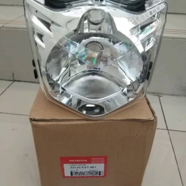 33110-KVY-961 hgp 100% Reflektor Lampu Depan BEAT KARBU ...