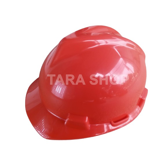 BESGARD Helm Safety Merah+Sarang+Tali Dagu