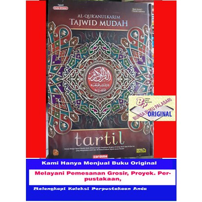 Tartil Al Quranulkarim Tajwid TERJEMAH Mudah A4 Al Quran / Cordoba original