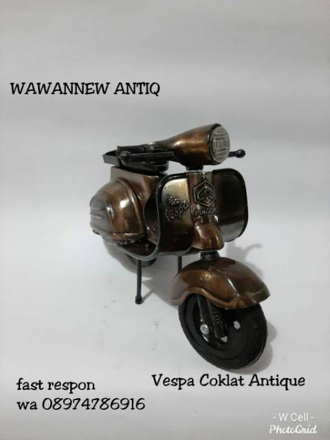 COD Diecast Miniatur Vespa Murah Cocok Untuk Buat Koleksi dan Kado