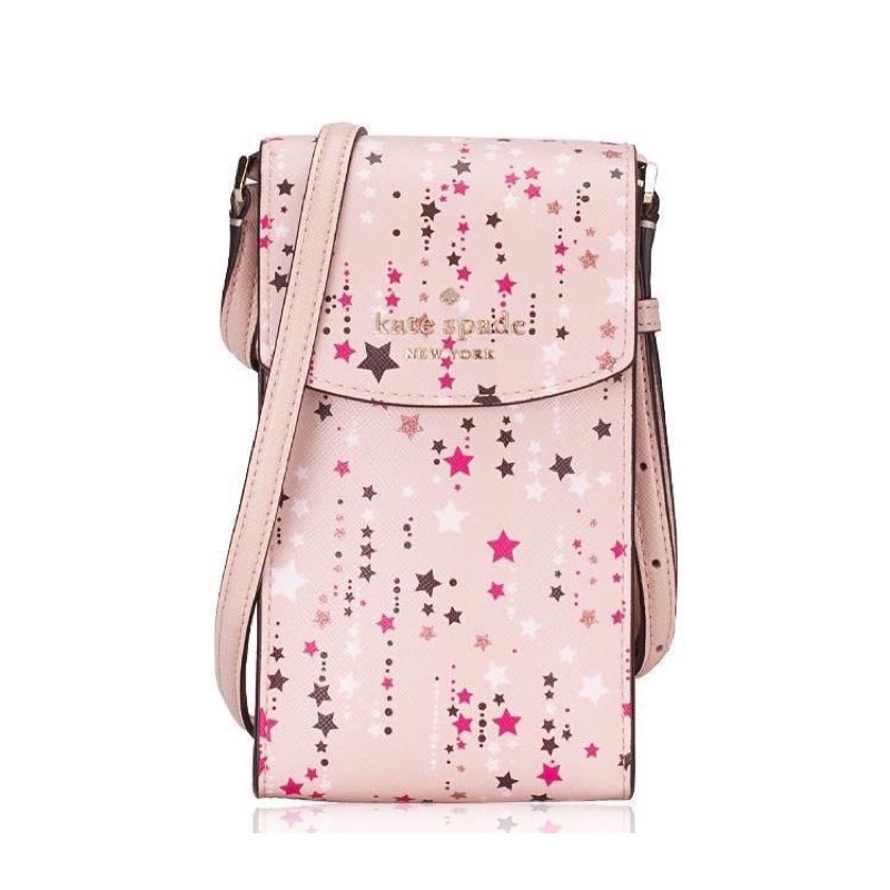 KS Twinkle Printed Flap Phone Crossbody AUTHENTIC
