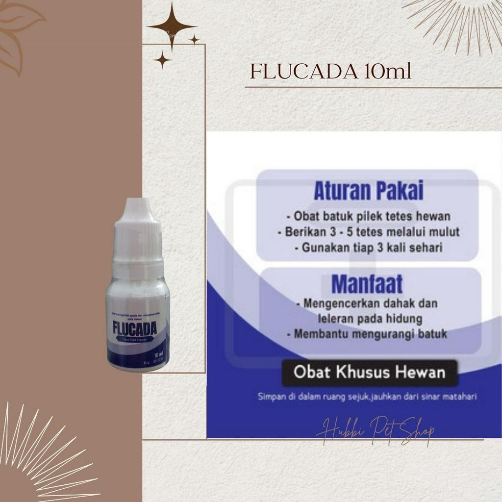 Obat Flu Kucing Flucada 10ml Obat Anti Flu dan Pilek untuk Kucing