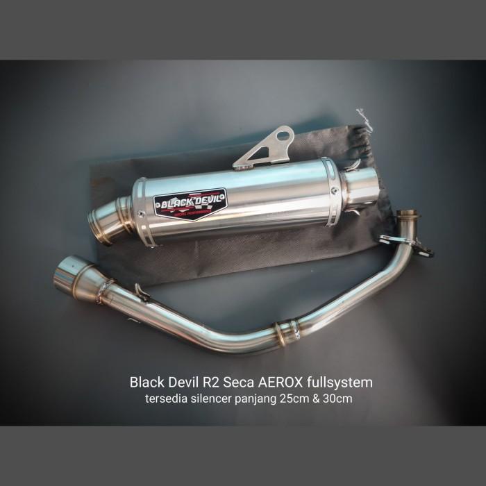 Knalpot | Knalpot Black Devil R2 Seca Aerox Nmax Fullsystem