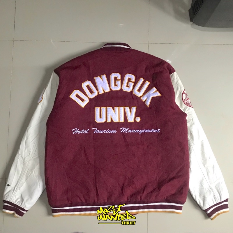 Varsity Leather Dongguk Univ