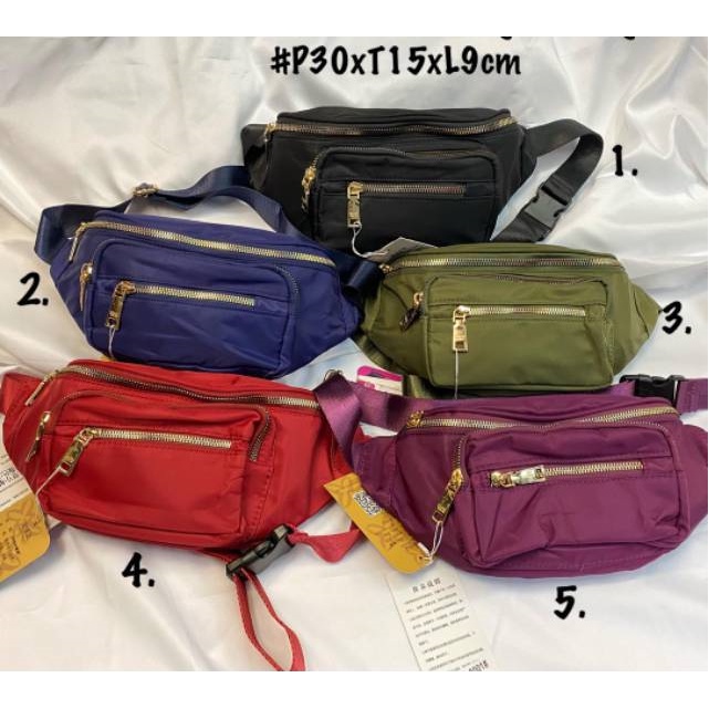 LUCKYMALL Tas Wanita Import Pinggang Selempang Waistbag Waist Bag CHIBAO Mini CB8001 8001 CB0001 0001 Bahan Pa