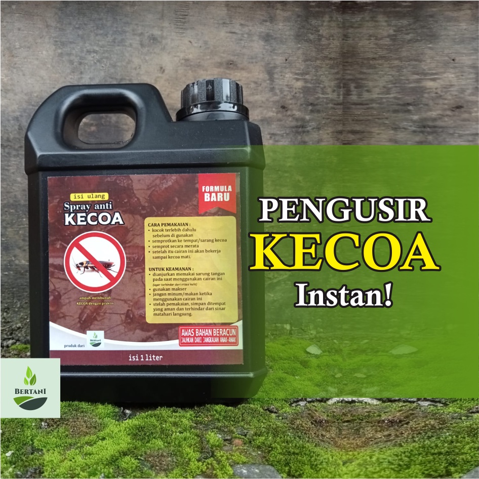 Racun Kecoa SUPER AMPUH / Obat Kecoa / Pembasmi Kecoa untuk di rumah dan kendaraan (REFILL 1 LITER)