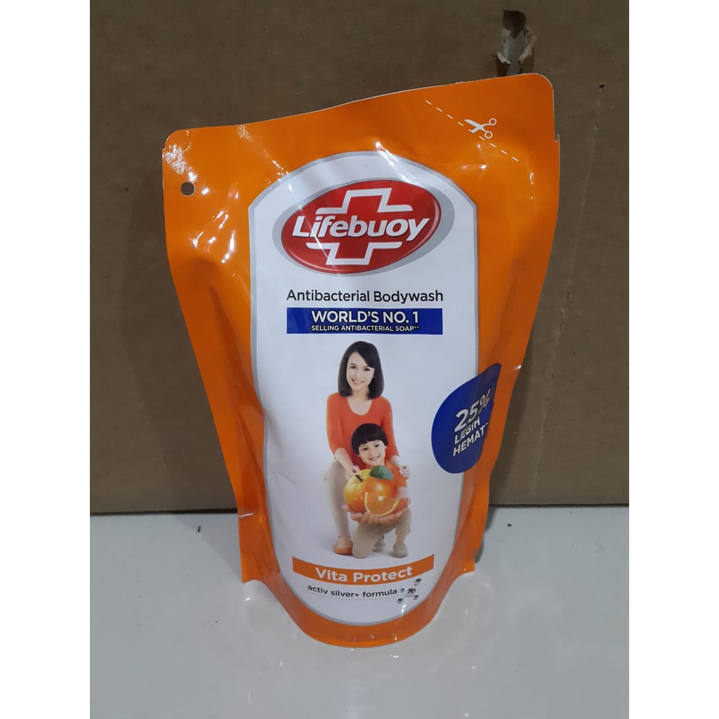Lifebuoy 450 ml Vita Protect Sabun Mandi Cair Body Was