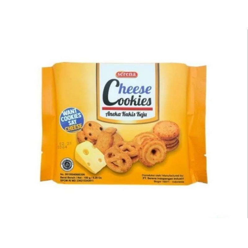 

Biskuit Serena Cheese Cookies 150gr