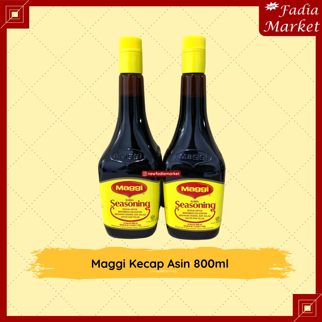 

Maggi Kecap Asin Bumbu Seasoning 800ml