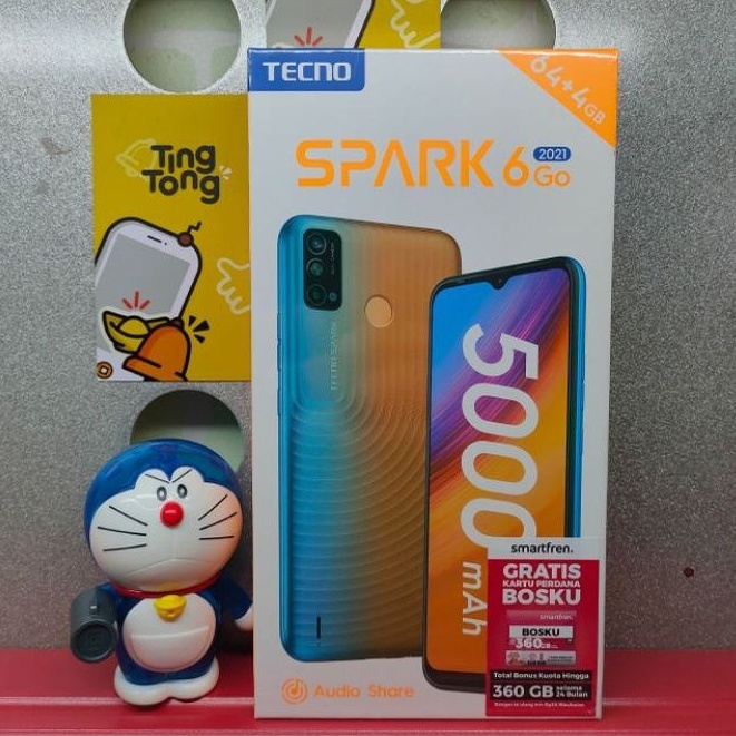 Tecno Spark 6 Go 4/64 2021 Garansi Resmi