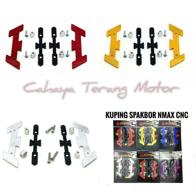 COVER PELINDUNG KUPING SPAKBOR DEPAN FULL CNC NMAX NEW - MMAX OLD PNP