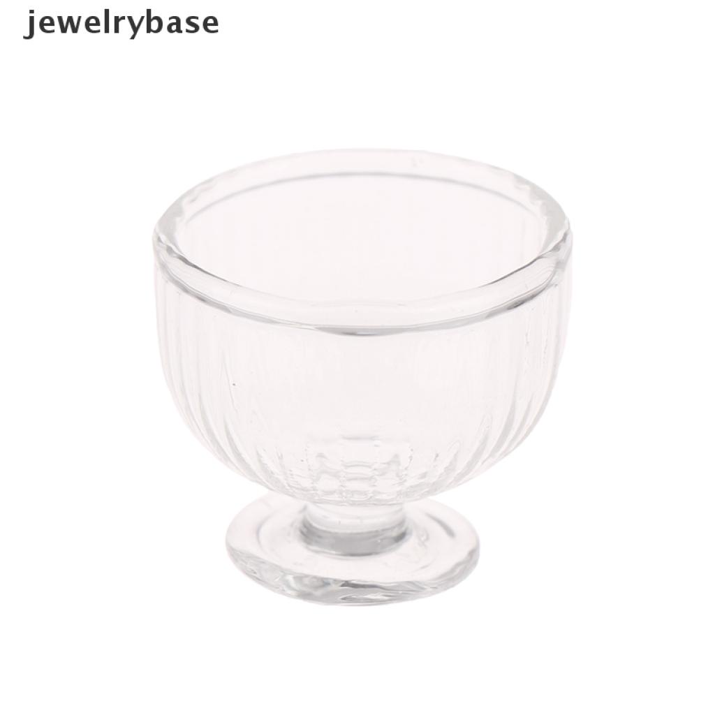 Base Mainan Miniatur Toples Permen / Jelly / Dessert Skala 1: 12 Untuk Aksesoris Rumah Boneka