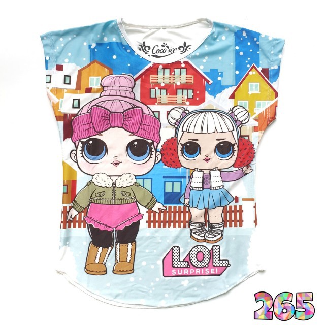 Kaos Anak Perempuan Coco Ice LOL