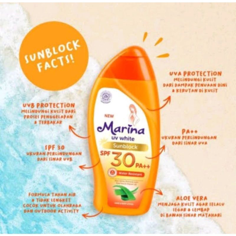 MARINA UV WHITE SUNBLOCK SPF 30 PA++