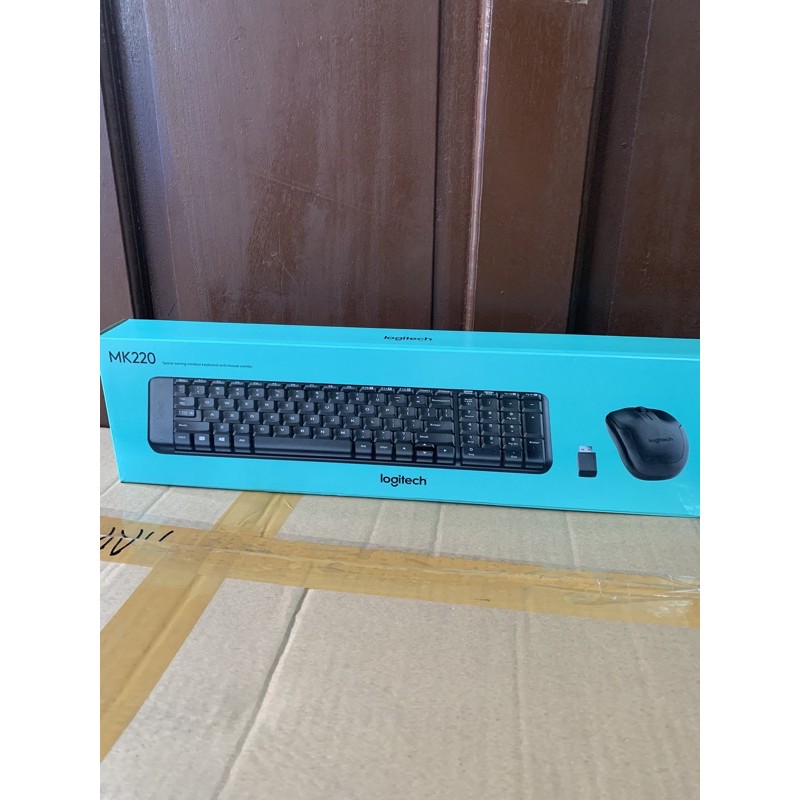 Paket Logitech wireless MO220 Garansi Resmi Mouse+keyboard