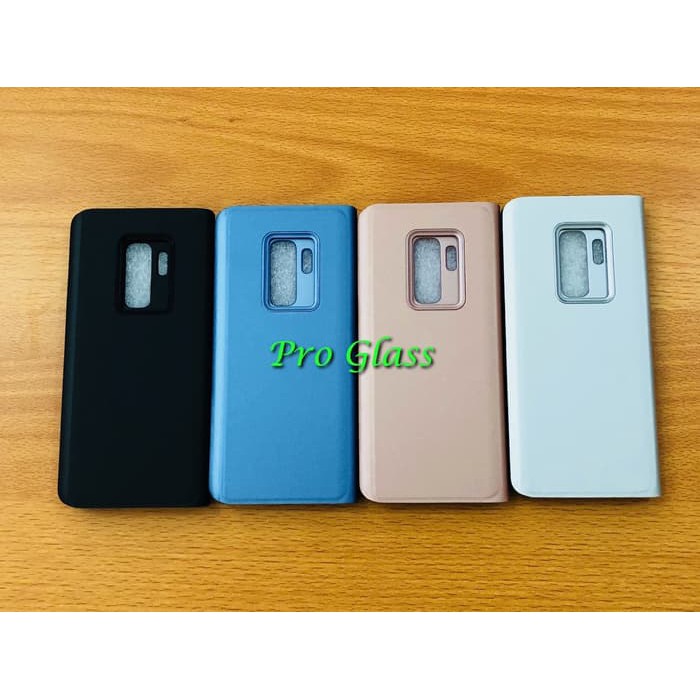 Samsung S9 / S9PLUS Clear View Mirror Standing Flip Cover Case with AUTOLOCK