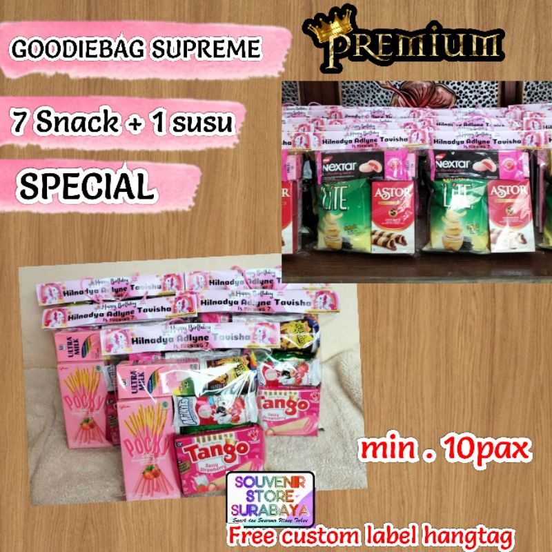 PREMIUM || paket snack ultah premium || Snack ultah surabaya || Bingkisan ultah anak