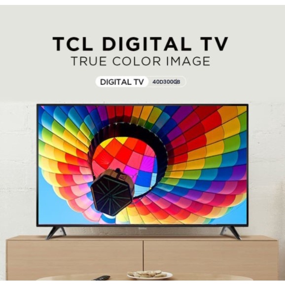 TCL LED Digital TV 40&quot; Full HD FHD DVB-T2 HDMI 40D3000B 40D3000 LED TV